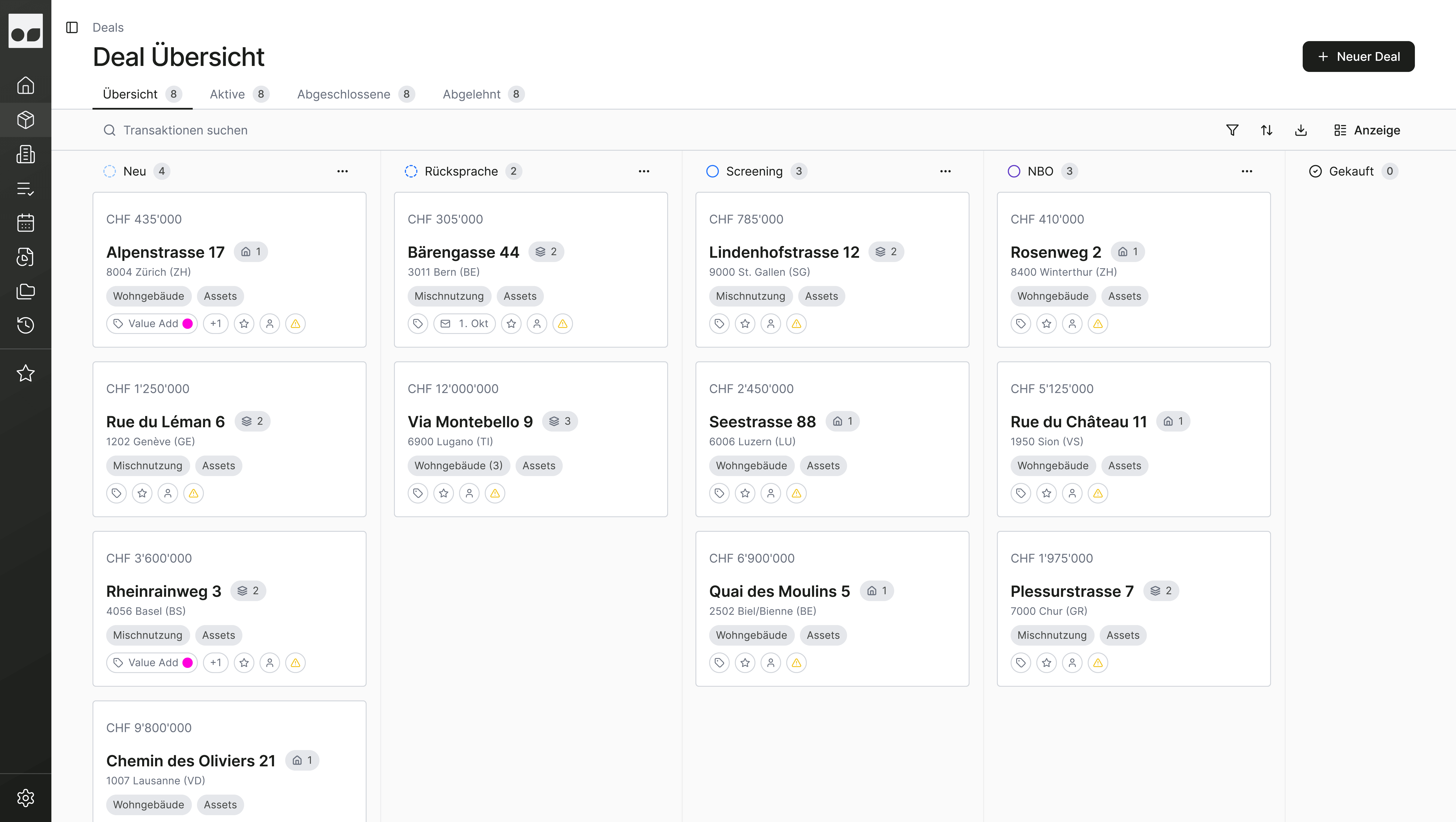 AssetOS Dashboard