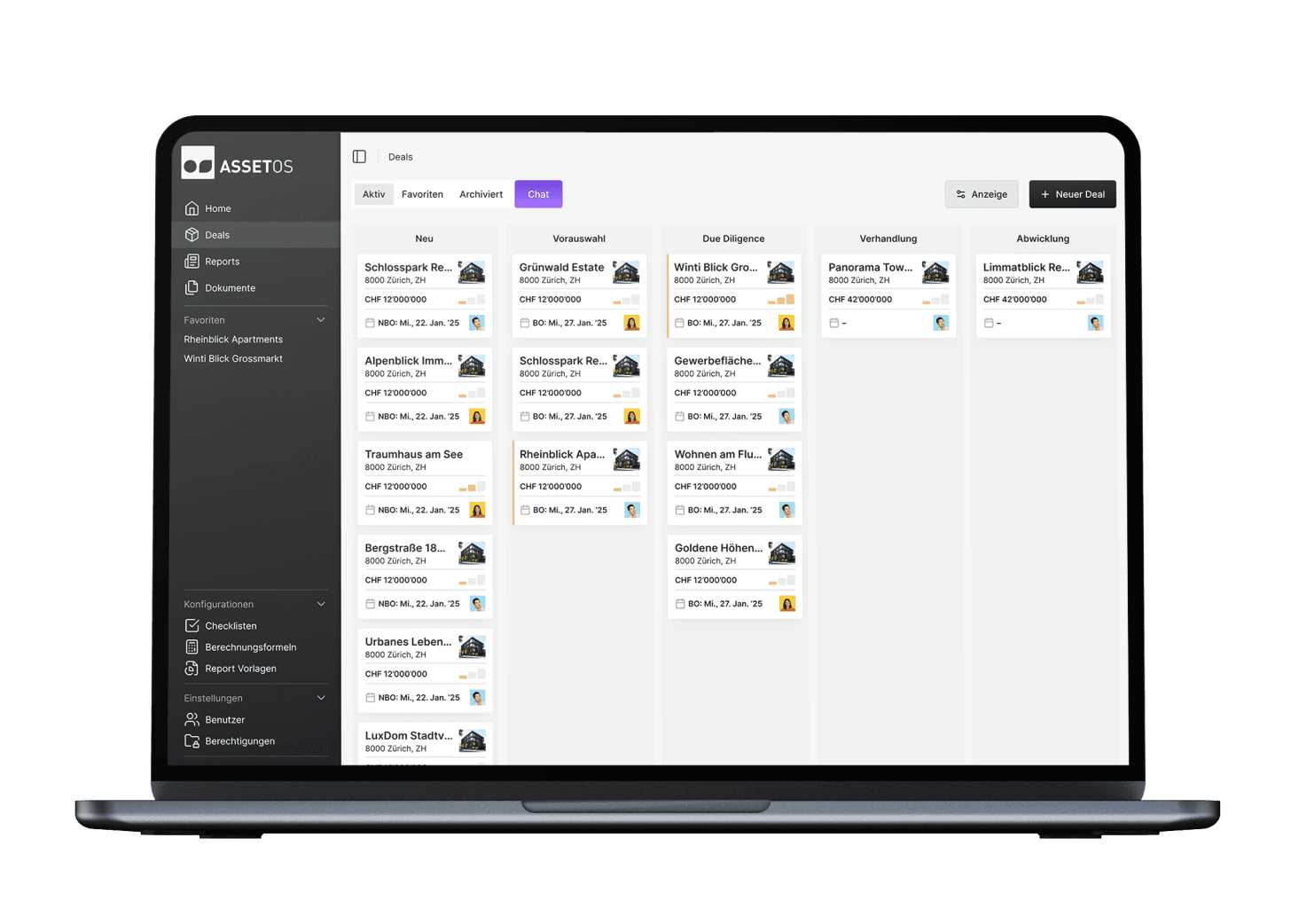 AssetOS Product Interface